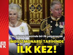 Taç giyme töreninde bir ilk!