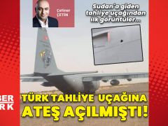 Taciz ateşine uğrayan Türk uçağından ilk görüntüler