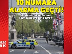 10 Numara alarma geçti: Aracıyla Başbakanlık binasına çarptı!