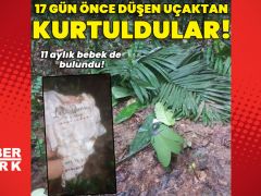 17 gün önce düşen uçaktaki 4 çocuk sağ bulundu!