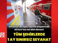 Almanya’da toplu taşımada tek fiyat dönemi