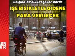 Belçika’da işe bisikletle gidenler para alacak