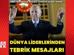 Dünydan Cumhurbaşkanı Erdoğan’a tebrik mesajları