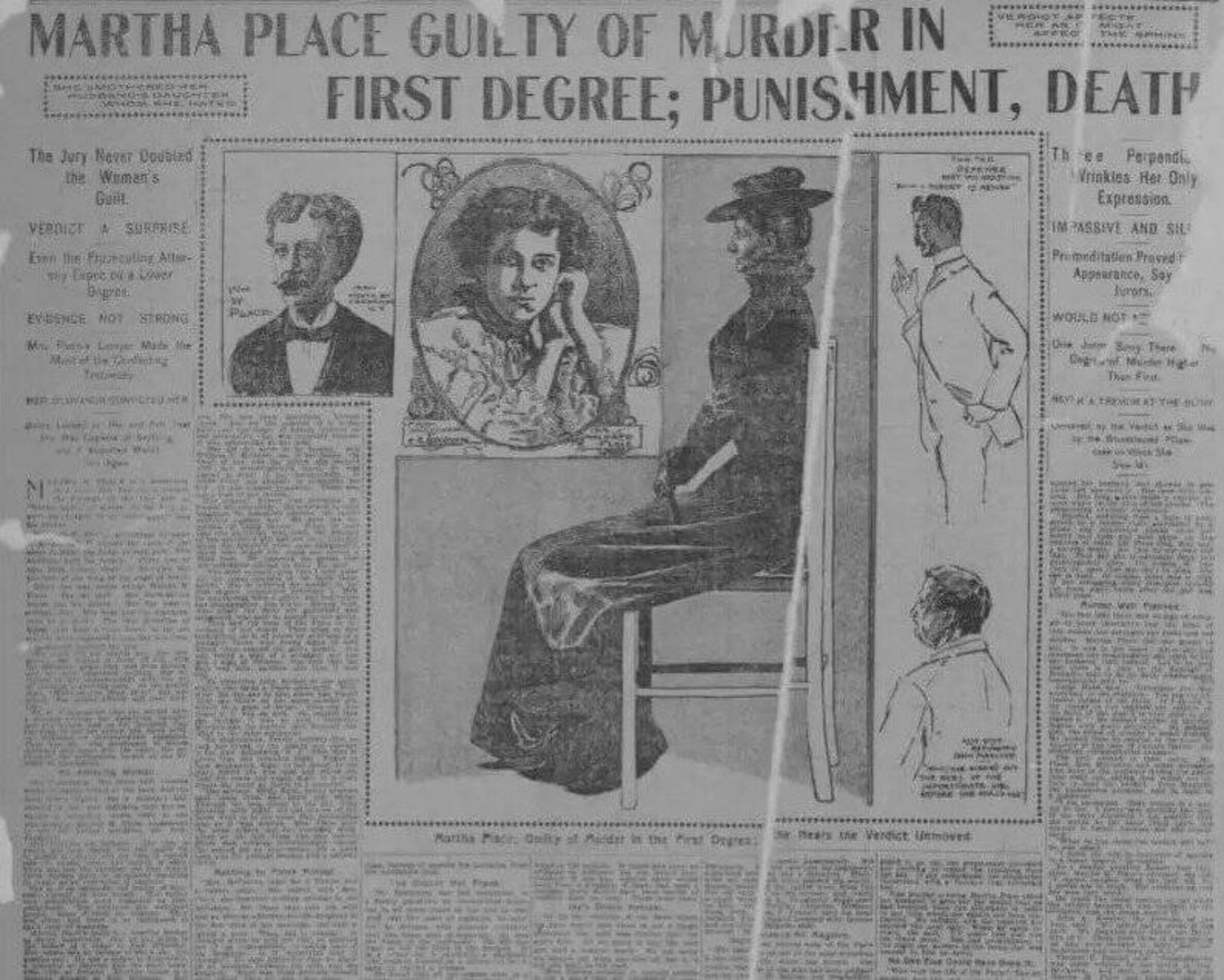 Elektrikli sandalyeyle idam edilen ilk kadın Martha Place'in hikayesi