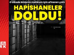 Hapishaneler doldu: Binlerce mahkum için af kararı çıktı!