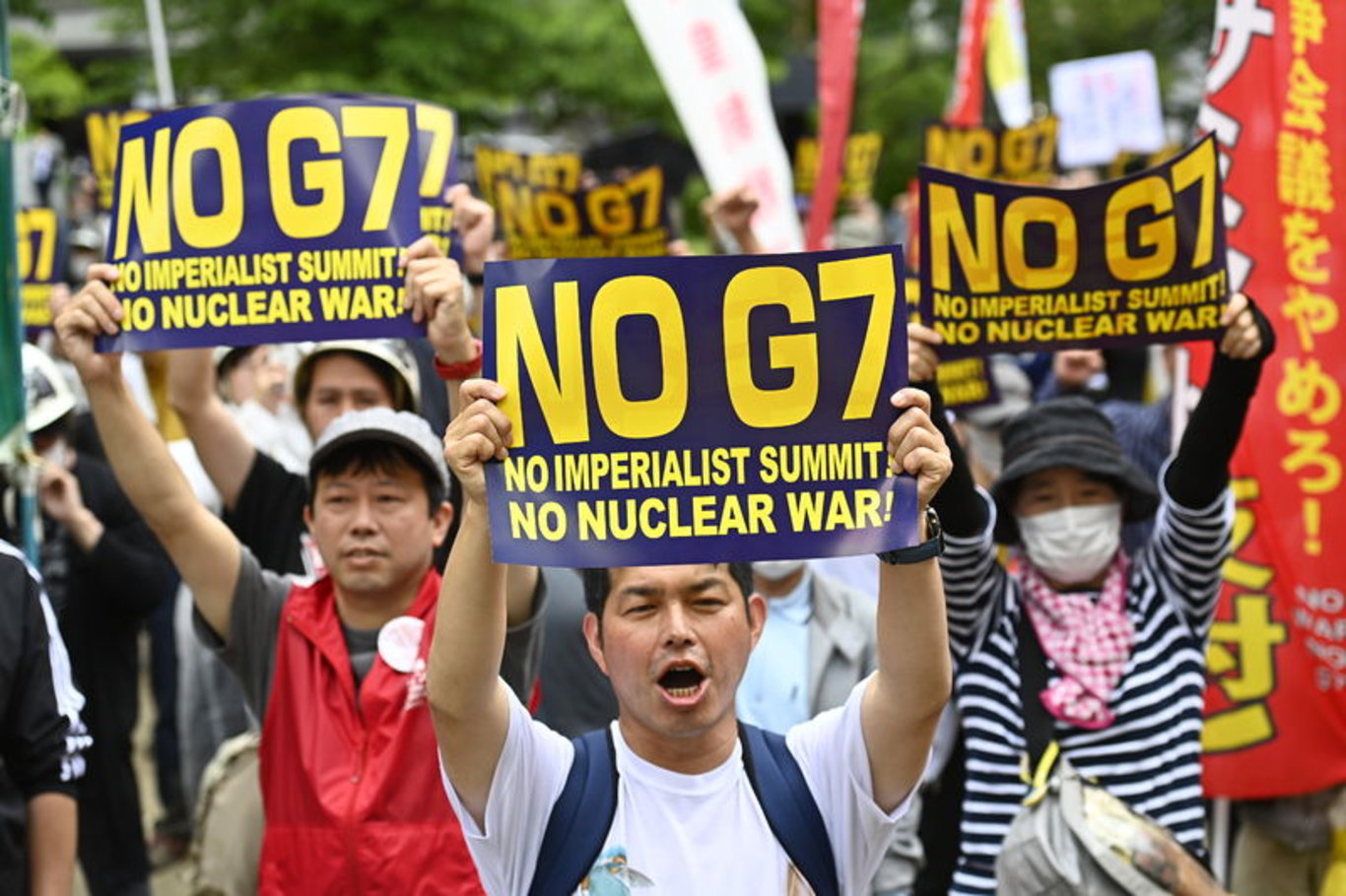 Hiroşima teyakkuzda: Japonya'da G7 Liderler Zirvesi'ne protesto