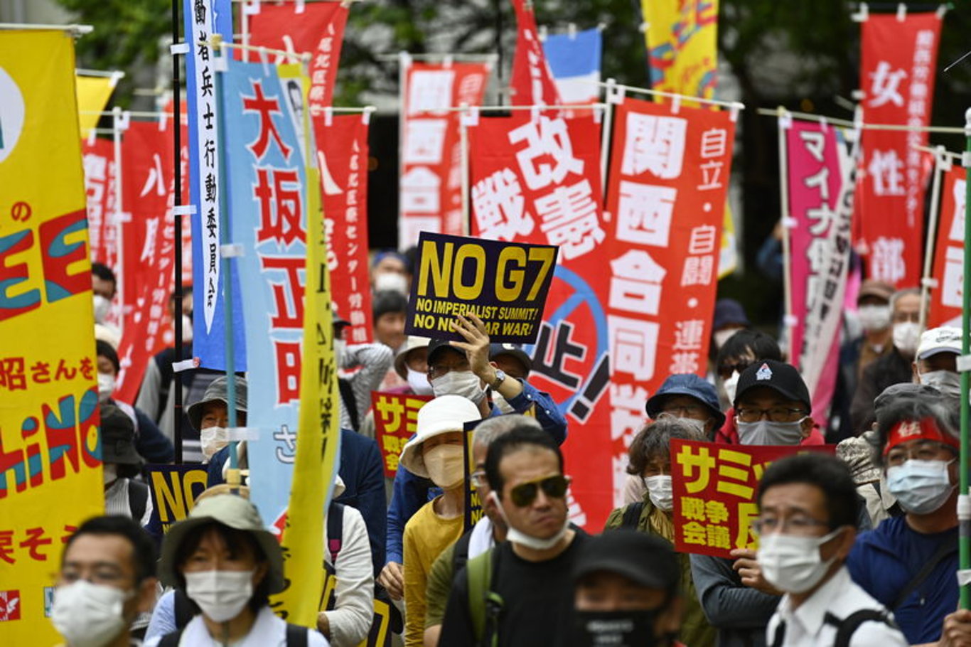 Hiroşima teyakkuzda: Japonya'da G7 Liderler Zirvesi'ne protesto