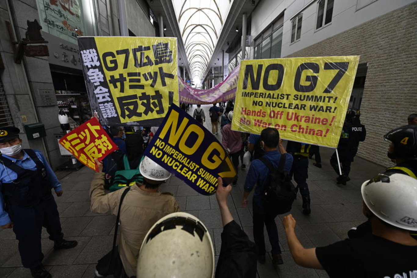 Hiroşima teyakkuzda: Japonya'da G7 Liderler Zirvesi'ne protesto