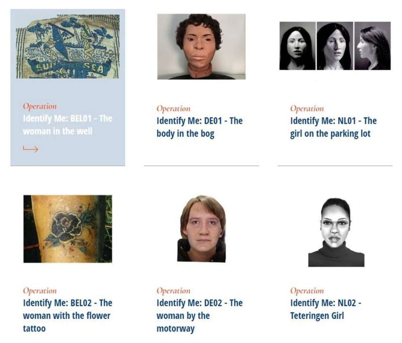 Interpol'den bir ilk: Öldürülen 22 kadının kimlik tespiti için halka başvurdu