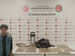 İstanbul Havalimanı’nda, keçeye emdirilmiş morfin ele geçirildi