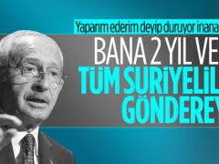 Kemal Kılıçdaroğlu: Suriyelileri 2 yıl içinde geri göndereceğim