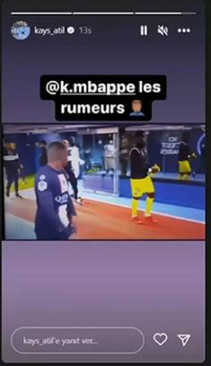 Kylian Mbappe, rakip futbolcuya cinsel organını gösterdi