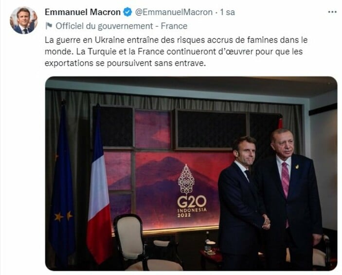 Macron’dan Türkiye’ye mesaj: Çalışmaya devam edeceğiz