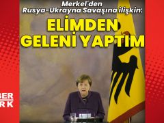 Merkel’den savaşa ilişkin: Elimden geleni yaptım