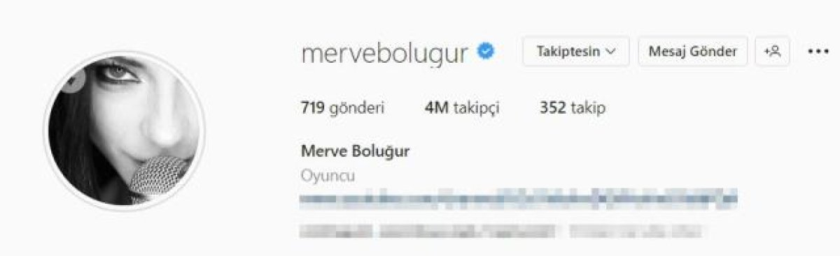 Merve Boluğur, her şeyi sildi #1