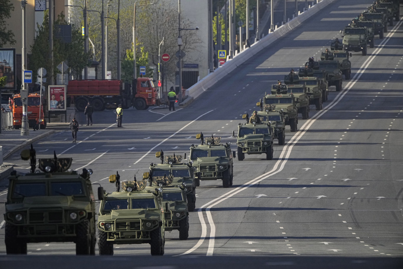 Rusya'da Zafer Günü kutlamalarında gövde gösterisi