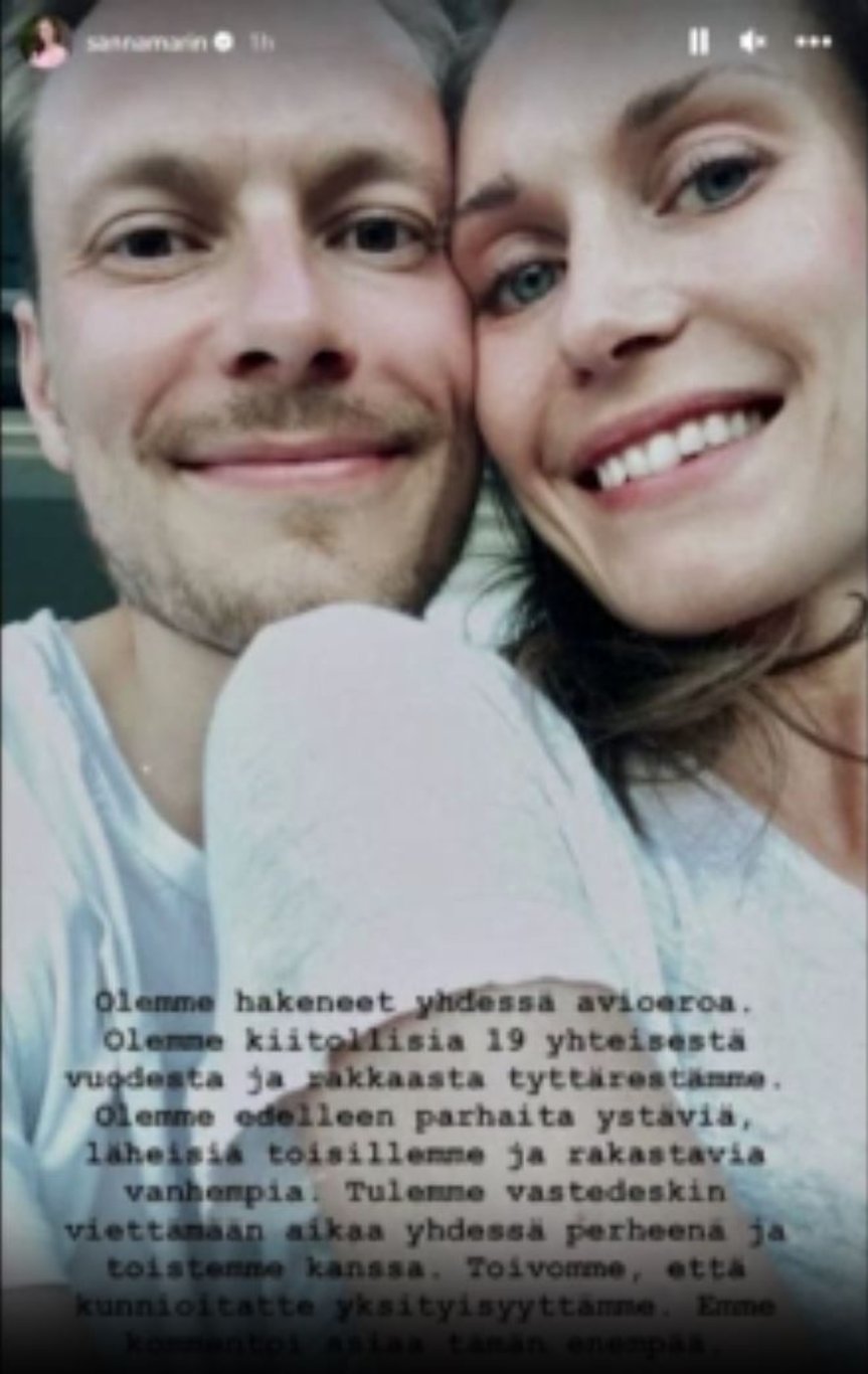 Finlandiya'da seçimleri kaybeden Sanna Marin'in boşanma kararı, ülke gündeminde