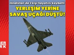 Savaş uçağı yerleşim yerine düştü: 3 kişi öldü!
