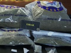 Sivas’ta, 1 kilo 543 gram esrar ele geçirildi