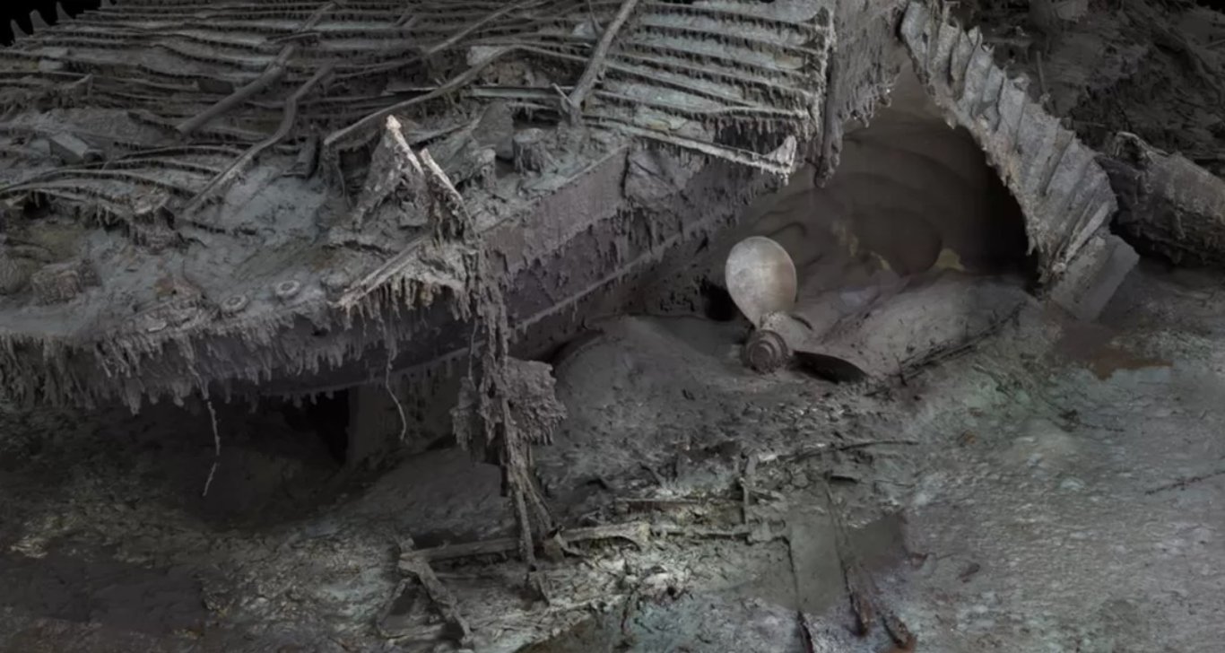 Titanik enkazının görülmemiş görüntüleri çıktı! İlk kez 3 boyutlu canlandırıldı!