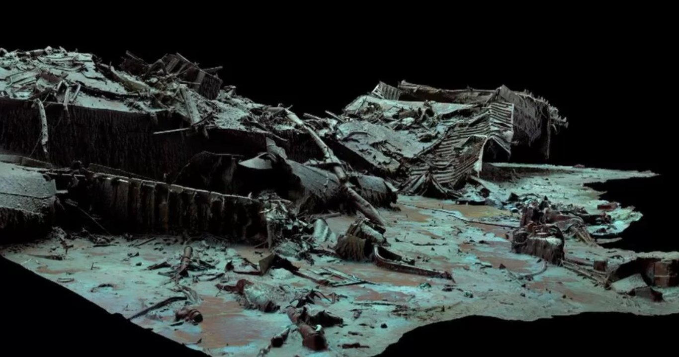 Titanik enkazının görülmemiş görüntüleri çıktı! İlk kez 3 boyutlu canlandırıldı!