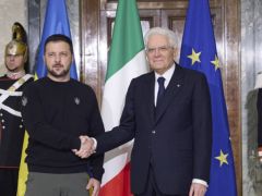 Ukrayna Devlet Başkanı Zelenskiy, İtalya’da