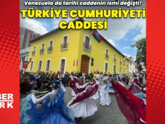 Venezuela’da “Türkiye Cumhuriyeti Caddesi”