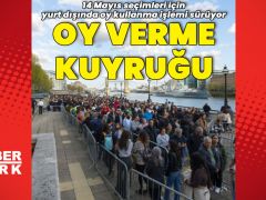 Yurt dışında oy verme kuyruğu