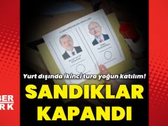 Yurt dışında sandıklar kapandı