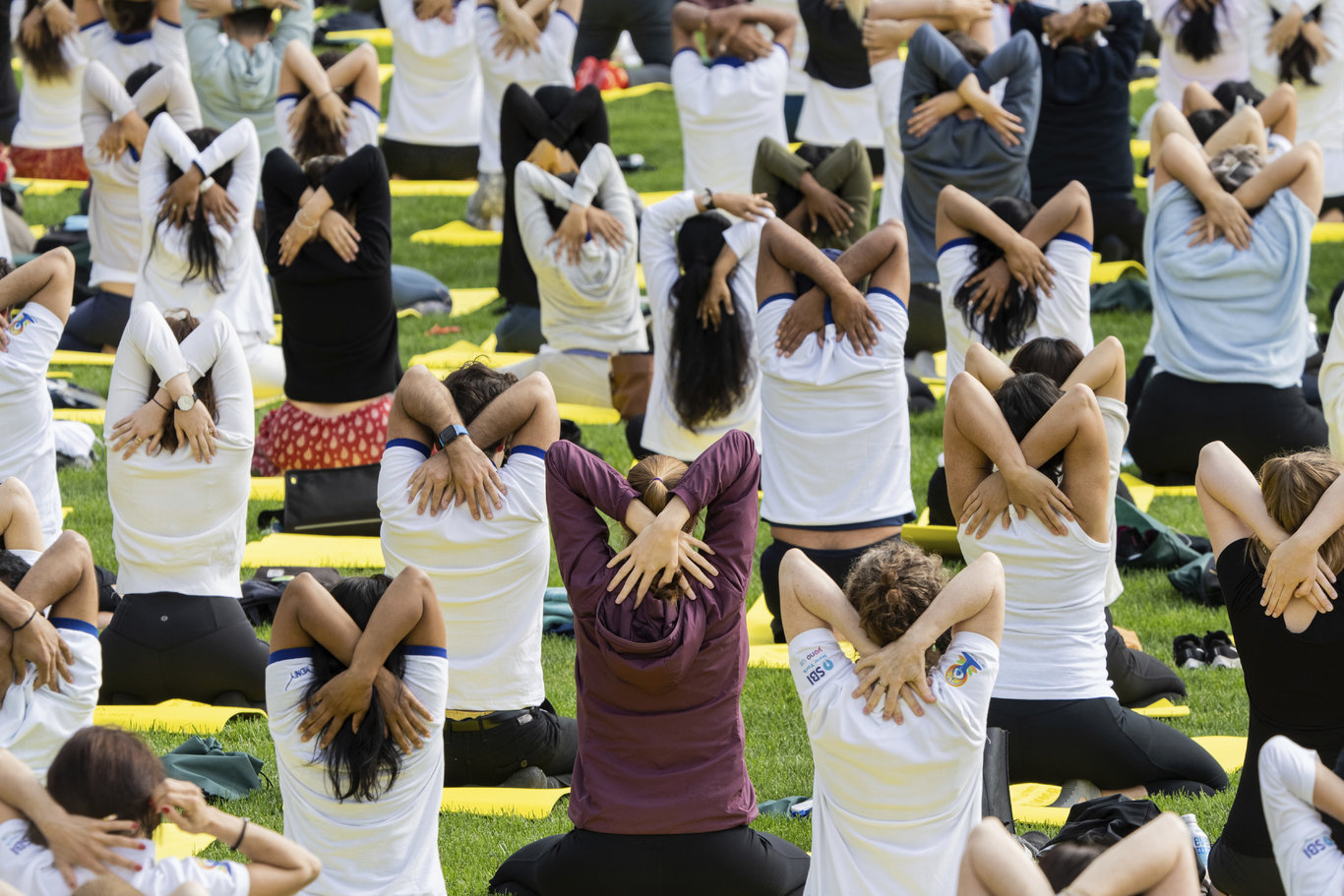 72 yaşındaki Hindistan Başbakanı Modi, New York'ta yoga etkinliğine katıldı