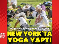 72 yaşındaki Modi New York’ta yoga yaptı