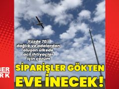 Acil ihtiyaçlar için çözüm: Siparişler gökten eve inecek