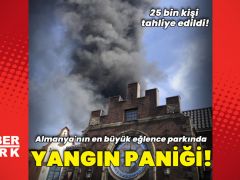 Almanya’nın en büyük eğlence parkında yangın paniği!