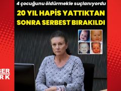 Çocuklarını öldürmekten hapis yatan anne serbest