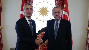 Cumhurbaşkanı Erdoğan'ın Stoltenberg ile görüşmesi başladı