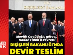 Dışişleri Bakanlığı’nda devir teslim töreni