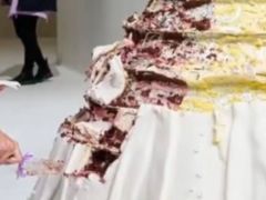 Elbise gibi gözükse de bu aslında bir pasta!