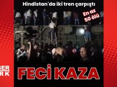 Hindistan’da feci tren kazası: En az 50 ölü