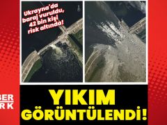 Ukrayna’da baraj vuruldu: Yıkım uydudan görüldü!