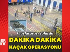 Uluslararası sularda dakika dakika kaçak operasyonu