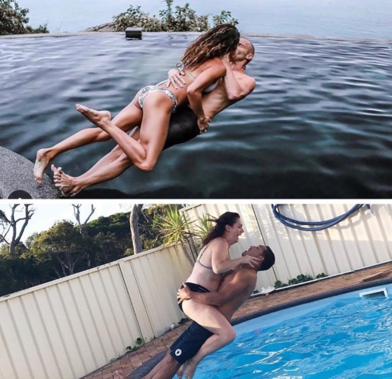 Ünlülerin verdiği pozları taklit eden komedyen herkesi güldürüyor