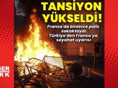 Binlerce polis sokaktaydı: Fransa’da tansiyon yükseldi!