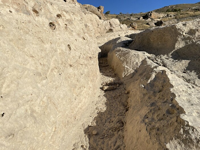 Hasankeyf'te Artuklu dönemine ait su şebekesi bulundu