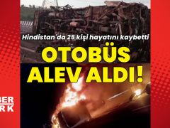 Otobüs alev aldı: 25 kişi öldü!