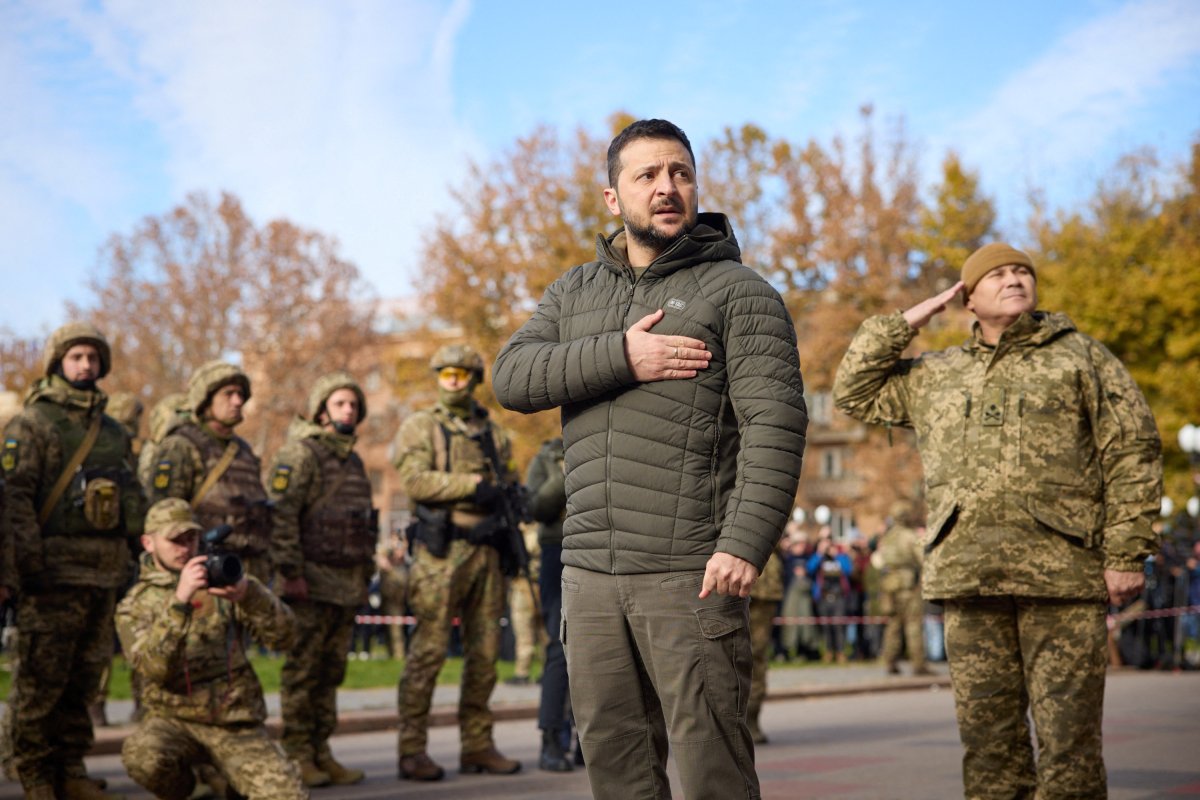 Vladimir Zelensky, Herson u ziyaret etti #4