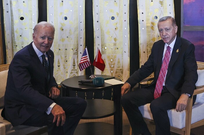 Bali'de Cumhurbaşkanı Erdoğan-Joe Biden görüşmesi