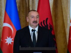 İlham Aliyev, Arnavutluk’ta mevkidaşı Bajram Begaj ile görüştü