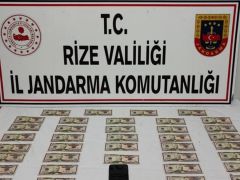 Rize’de sahte dolar operasyonu