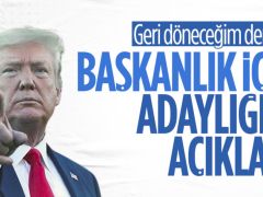 Trump, 2024 Başkanlık seçimleri için adaylığını ilan etti