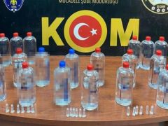 Adana’da 660 litre sahte içki ele geçirildi.